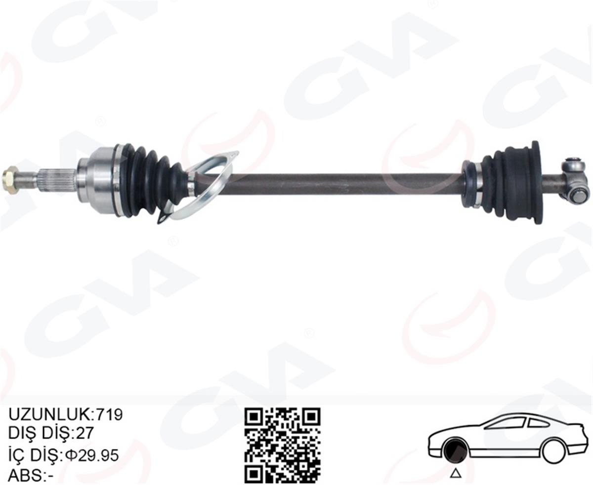 Renault Laguna 2 Bg0/1 1.6İ (01-07) Komple Aks Sol Ön 8200232886-8200014107-77111353