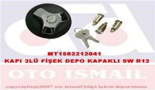 Renault 12 SW Metal Kapı 3'lü Fişek Depo Kapaklı MITA