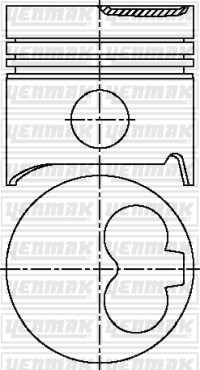 Renault Volvo R 11-R 5-R 9 Piston Segman Q78.0MM STD YENMAK