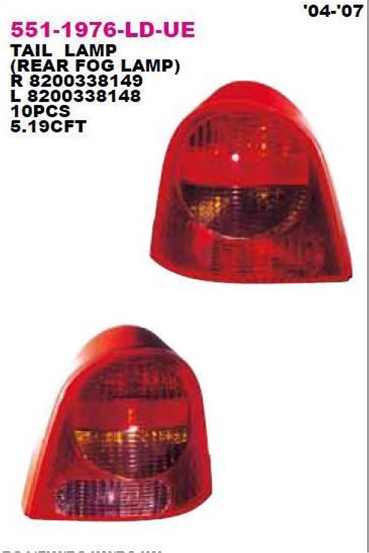 Renault Twingo Stop Lambası Sağ Depo (2004 Ve Sonrası)