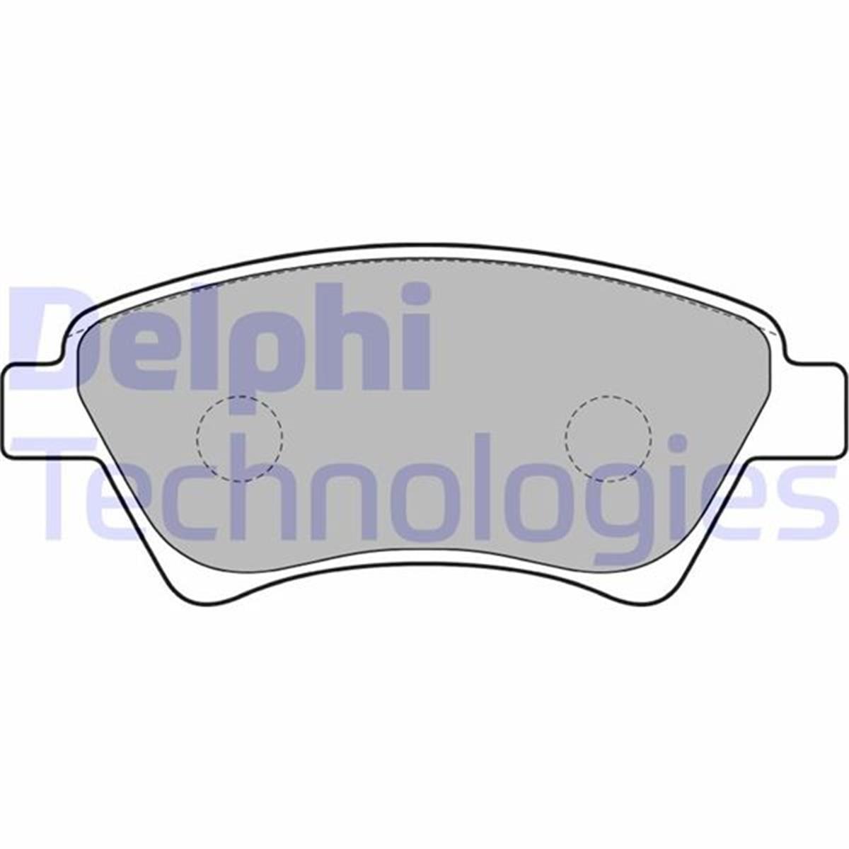 Renault Megane 2 Delphi Ön Fren Balatası (136Mm - 2003 Ve Üzeri)