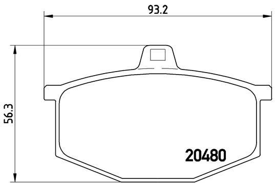 Renault Ön Fren Balatası BREMBO
