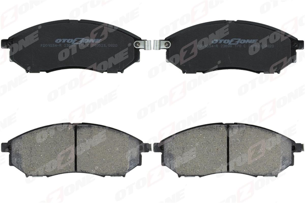 Renault Koleos Nissan Navara Fren Balatası Ön 17Mm 410603072R-41060Cc090-D1060ej2