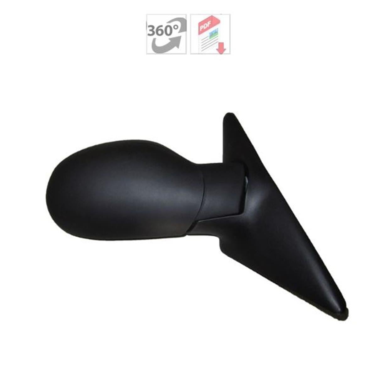 Renault Laguna 94-01 Dış Dikiz Aynası Sağ Elektrikli Isıtmalı Viewmax