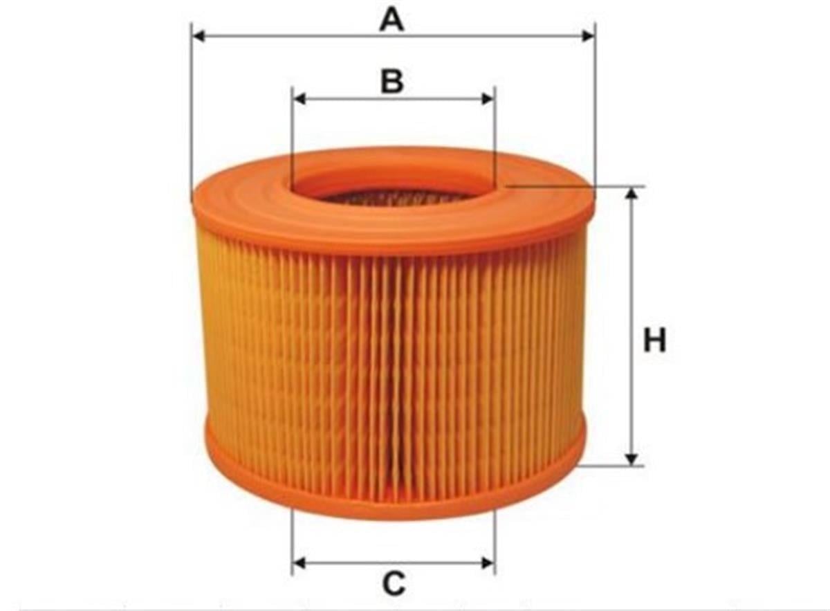 Renault R21 Megane R19 Hava Filtresi Grat 2.0 16V Motorlar