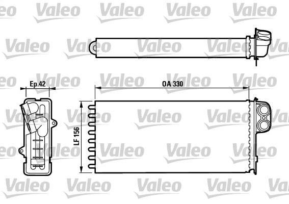 Renault Kalorifer Radyatörü VALEO