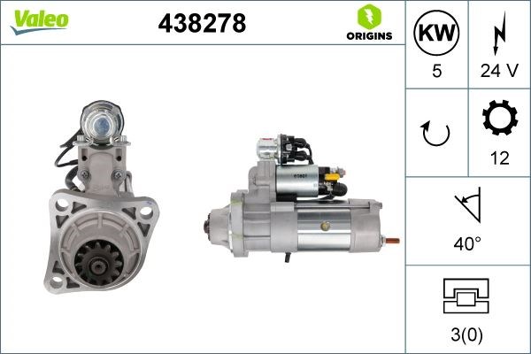 Renault VI Premium Kerax Maxter TS50 Marş Motoru VALEO