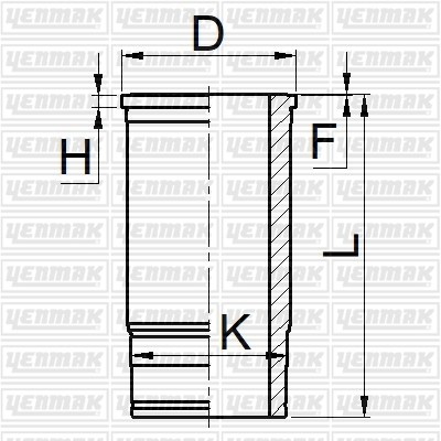 Renault Trucks M420 MDXM Gömlek Q120.0MM STD YENMAK