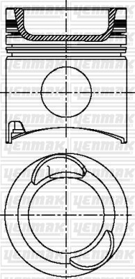 Renault Trucks Piston Segman Q120.0mm STD YENMAK