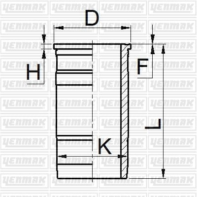 Renault Trucks DCI 11E 370 Euro 3 Gömlek Q123.0MM STD YENMAK