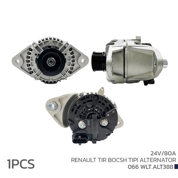Renault Tır Bosch Tipi Alternatör Şarj Dinamosu 24V 80A VOLTECH