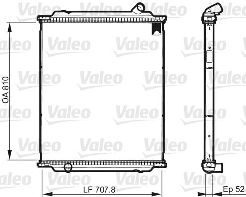 Renault Trucks Premium Radyatör Çerçevesiz VALEO