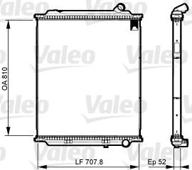 Renault Trucks Premium II Radyatör Çerçevesiz VALEO