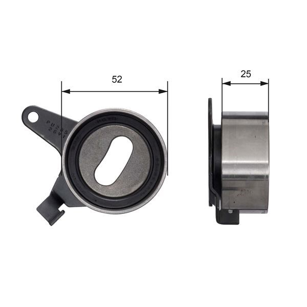 Rio Shuma 323 MX-5 Eksantrik Gergi Rulmanı GATES