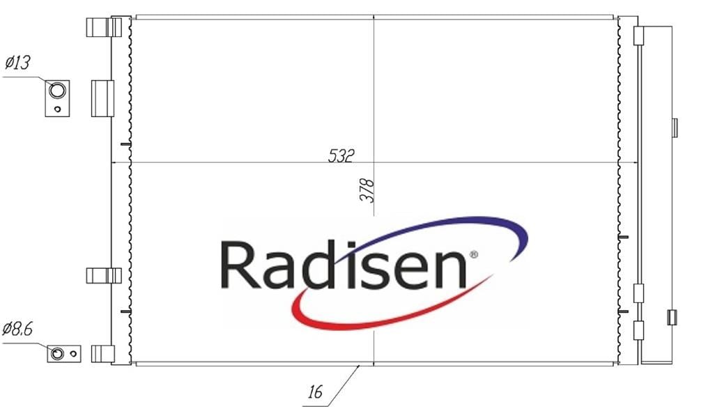 Kia Rio Klima Radyatörü Kondenser 1.4L D4FC RADISEN