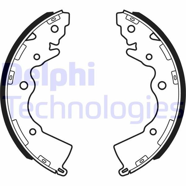 Kia Rio Arka Fren Pabucu DELPHI