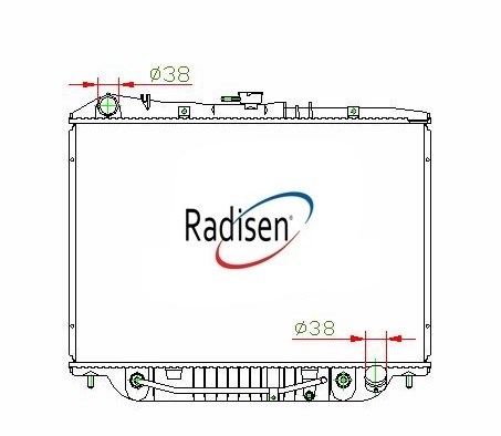 Isuzu Rodeo Radyatör RADISEN