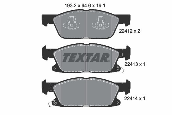 Ford S-Max Ön Fren Balatası TEXTAR
