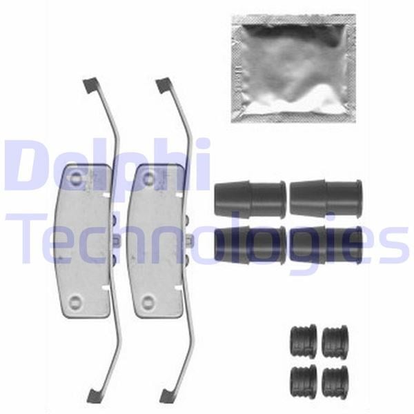 Ford S-Max / Volvo S60 II / V60 / V70 III Ön Fren Balata Montaj Takımı DELPHI