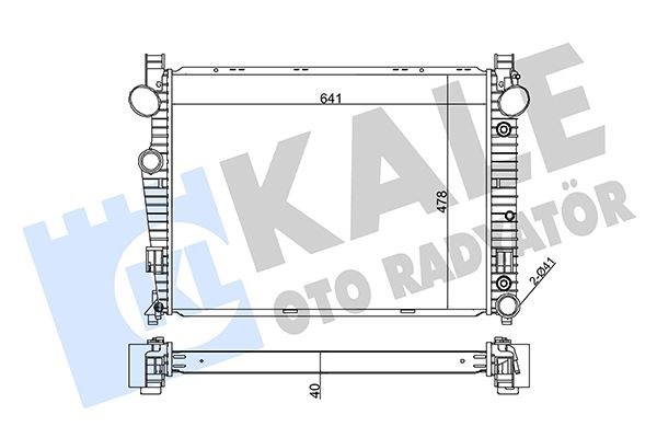 Mercedes S-Class W220 Motor Su Radyatörü KALE-RADYATOR