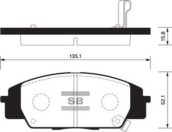 Honda S2000 Fren Disk Balatası SANGSIN