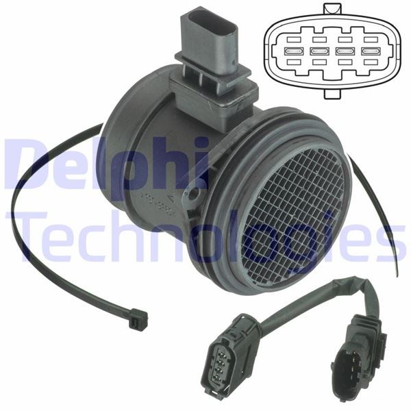 Volvo S40 V50 XC90 Hava Kütle Ölçer Debimetre DELPHI