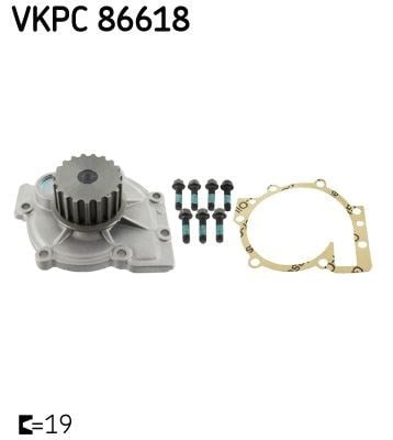 Volvo S40 S60 S80 V40 V50 C30 C70 XC70 Devirdaim Su Pompası SKF