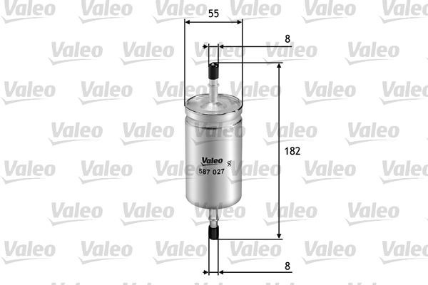 Volvo S40 Yakıt Filtresi 1.6 1.8 2.0 2.4 T5 VALEO