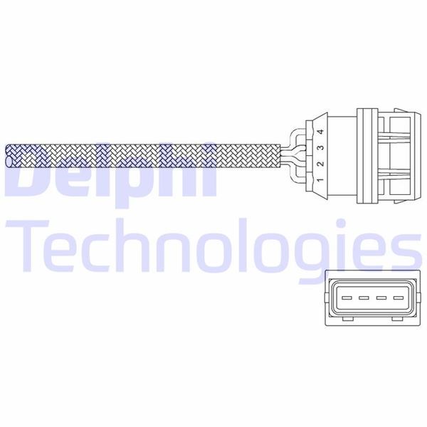 Volvo S40 V40 Oksijen Sensörü Ön DELPHI