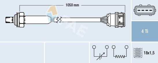 Volvo S40 V40 Ön Oksijen Sensörü OTA4F-5C2 1.9T4 2.0T 1997-2000 FAE