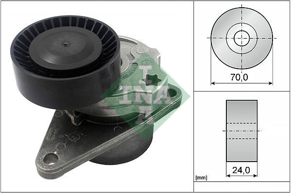 Volvo S40 Alternatör Gergi Rulmanı Kütüklü INA