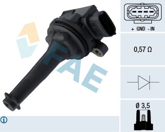 Volvo S60 Ateşleme Bobini FAE