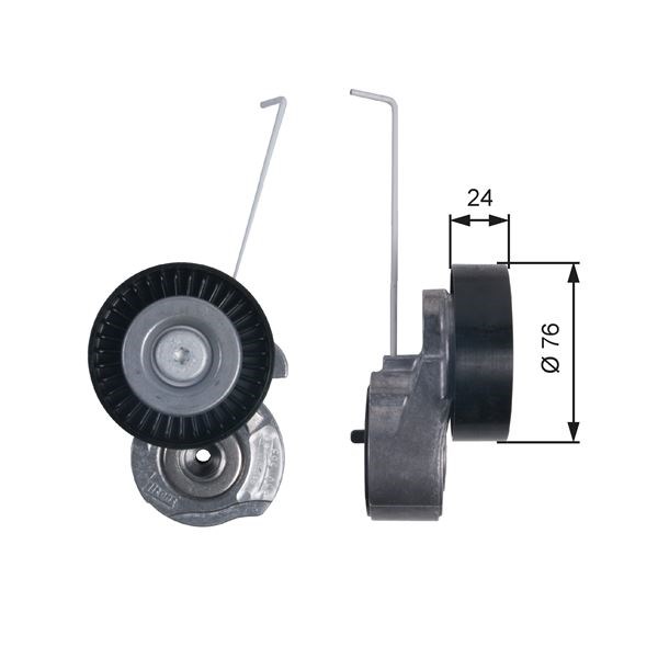 Volvo S60 Alternatör Gergi Kolu GATES