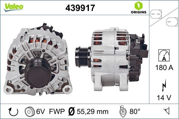 Volvo S60 1.6 DRIVe Alternatör [180 AMP D2] VALEO