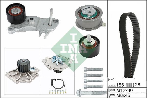 Volvo S60 S80 S90 V40 V60 V90 XC60 XC90 V70 Triger Seti Devirdaimli INA