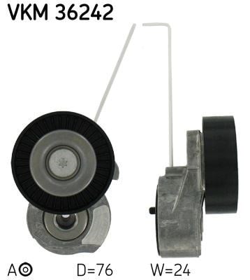 Volvo S60 S80 V60 V70 XC60 XC70 XC90 Freelander 2 Alternatör Gergi Kolu SKF