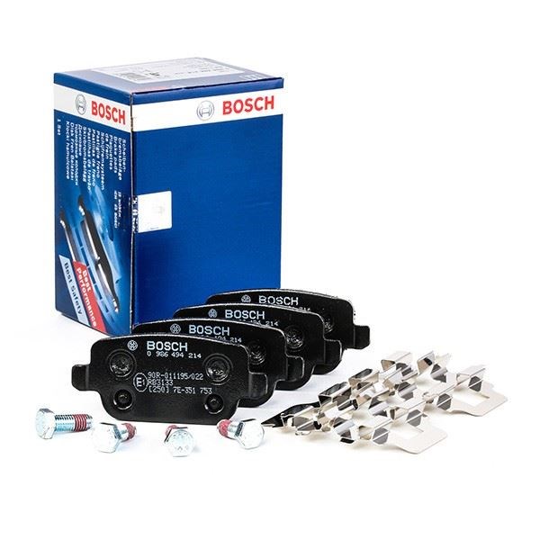 Volvo S80 Arka Fren Balatası Tam Set BOSCH