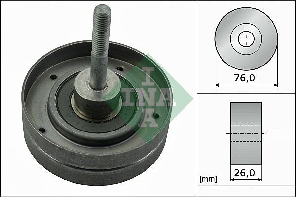 Volvo S80 Alternatör Gergi Rulmanı INA