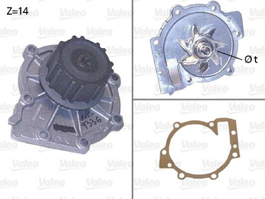 Volvo S80 2.8T6 Devirdaim Pompası VALEO