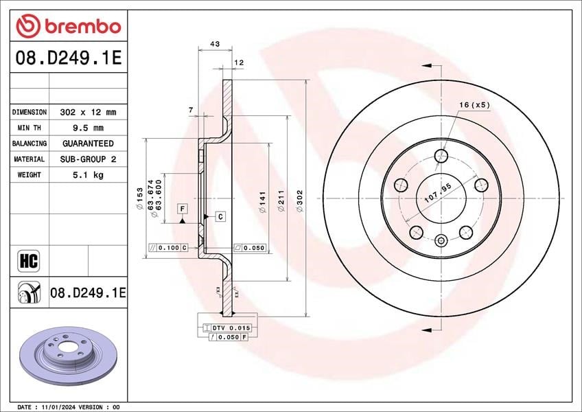 VOLVO S90 DİSK PEDİ KİTİ BREMBO
