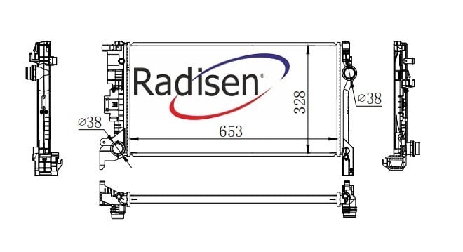 Volvo S90 Radyatör D3.D4-T4-T5-T6 RADISEN