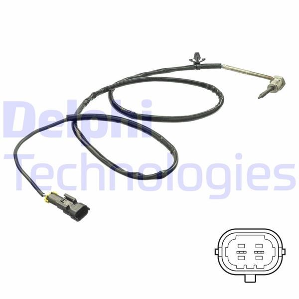 Saab 9-3 Egzoz Sıcaklık Sensörü DELPHI