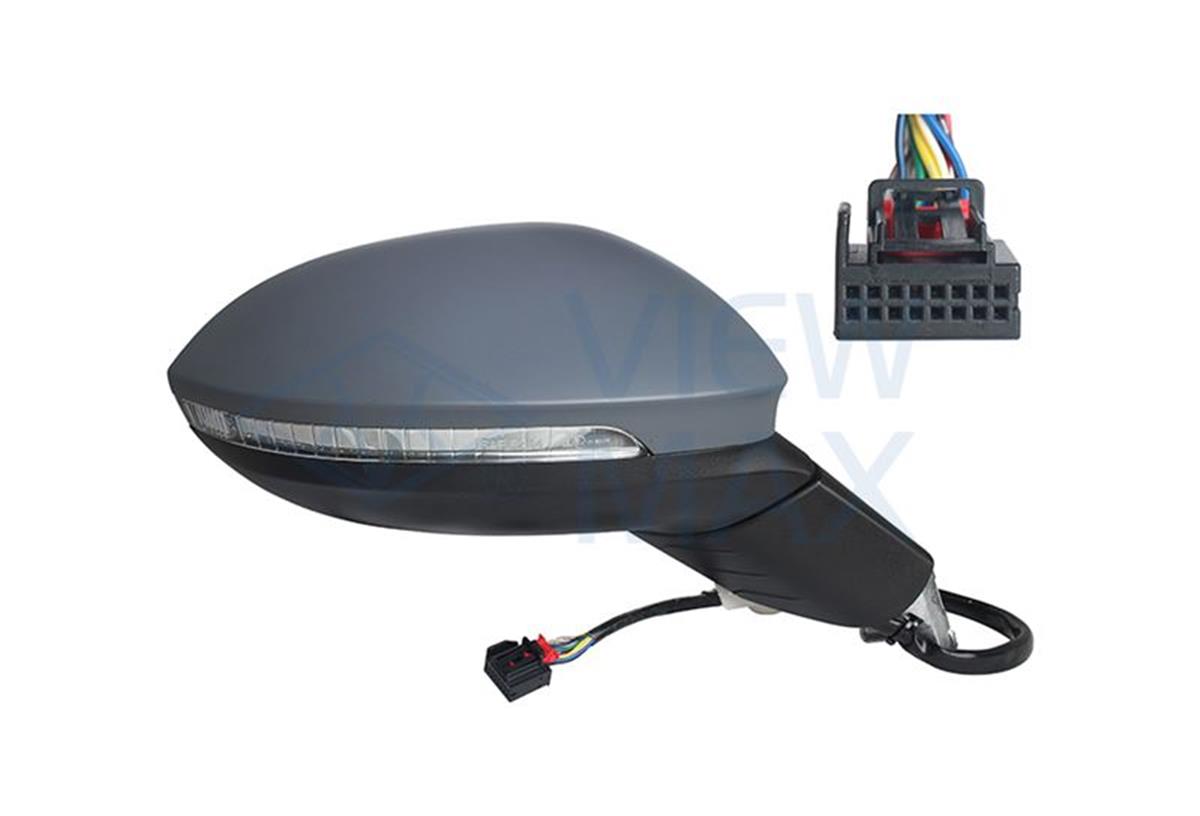 Sag Ayna Komple Dıs Bukey Ayak Lambalı Astarlı Kapak Vw Golf 11Pın