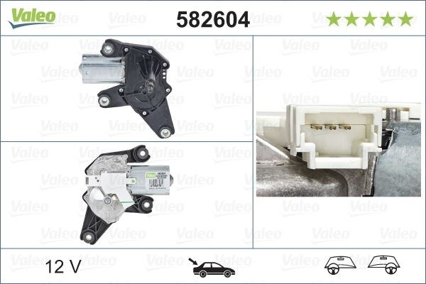 Dacia Sandero Duster Arka Silecek Motoru VALEO