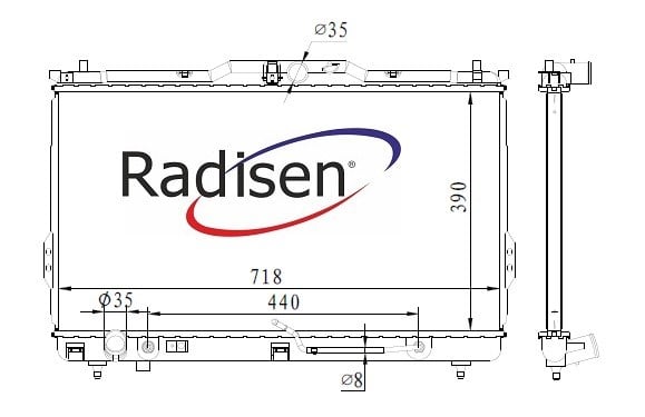 Hyundai Santa Fe Radyatör RADISEN