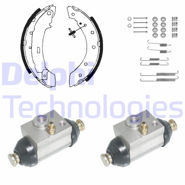 Citroen Saxo Xsara Peugeot 106 206 306 Arka Fren Pabuç Kiti DELPHI