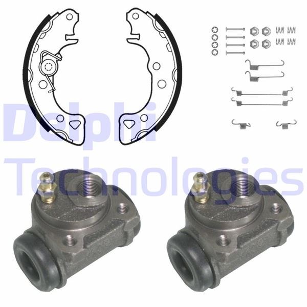 Citroen Saxo Peugeot 106 Arka Fren Pabuç Kiti DELPHI