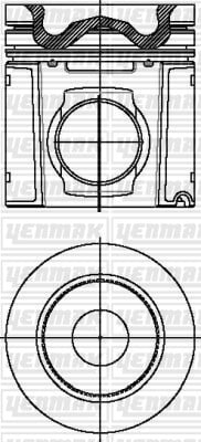 Scania DC 9.19-DC 9.20-DC 9.21-DC11 .03/DC11.04 Euro 3 Piston Segman... YENMAK