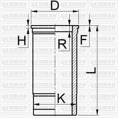 Scania DS 11.01-DSC 11.01 Gömlek Q127.0MM STD YENMAK