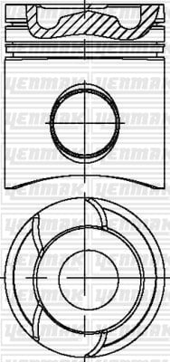 Scania Piston Segman Q127.0mm STD YENMAK